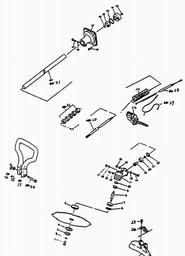 LAWNFLITE (1990) M-18E/S180DE spare parts