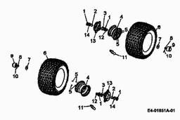 CUB CADET Miniquad 50 spare parts