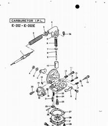 LAWNFLITE E-202E spare parts