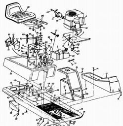 LAWNFLITE (1994/1995) 13-507 / 134K561B611 spare parts