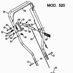 MTD 520 G spare parts