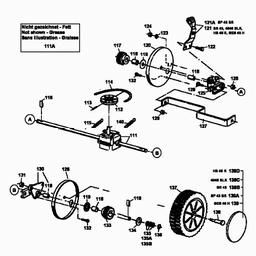 MTD GES 45 H spare parts