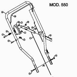 MTD 550 spare parts
