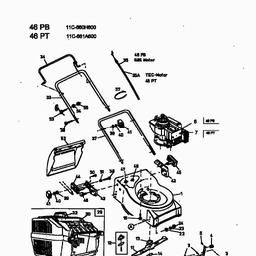 MTD 46 PT spare parts