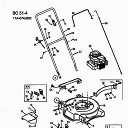 MTD 51 BC-4 spare parts