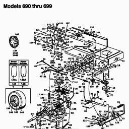 MTD H 165 spare parts