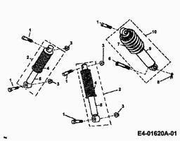 CUB CADET UT 180 spare parts