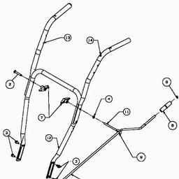 MTD E 640 F spare parts