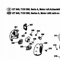 Wolf-Garten GT 840 spare parts