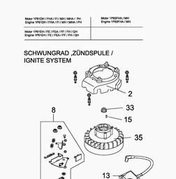 MTD-Engines 1 P 65 MH spare parts