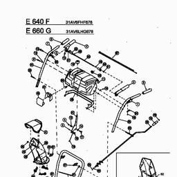 MTD E 660 G spare parts