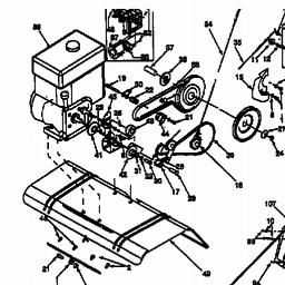 Yard-Man FTR 500 spare parts