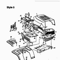 MTD 665 E spare parts