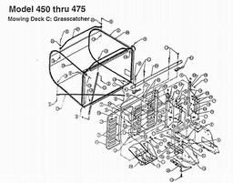 LAWNFLITE (1997) 19-096 38" Deck Multch Kit spare parts