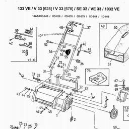 LAWNFLITE (1998) SE32 / 16AEA0D-678 spare parts