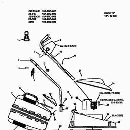 MTD FF 328 spare parts