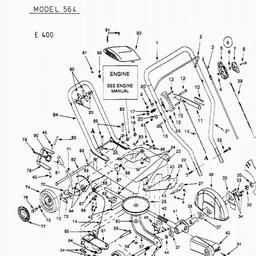 LAWNFLITE (1999) E400 / 25A-564A678 EDGER spare parts