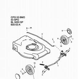 MTD 53 SPO-55 spare parts