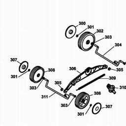 Wolf-Garten Hybrid Power 40 spare parts
