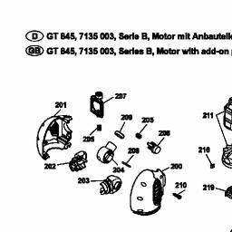 Wolf-Garten GT 845 spare parts