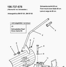 MTD RS 85 spare parts