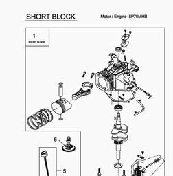 MTD-Engines 5 P 70 MHB spare parts