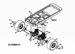 MTD P 155 spare parts