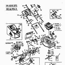 Yard-Man YM 6018 SPS spare parts