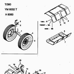 Yard-Man YM 6032 T spare parts