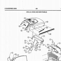 CUB CADET 2130 spare parts