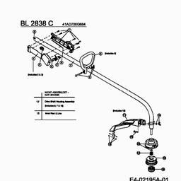 Bolens BL 2838 C spare parts