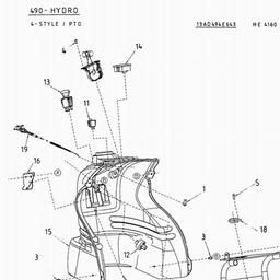 MOWMASTER (1999) RH115 / 13AB450C659 spare parts