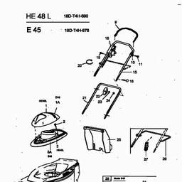 MTD E 45 spare parts
