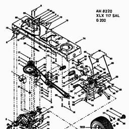 Yard-Man AH 8220 spare parts