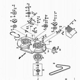 CUB CADET WIDE CUT spare parts