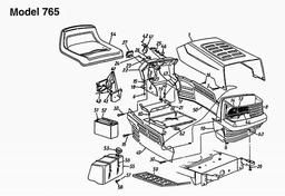 LAWNFLITE (1997) 13-504 / 136C560C611 spare parts