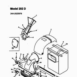 MTD 202 spare parts