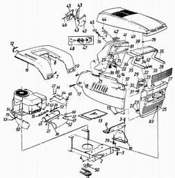 LAWNFLITE (1993) 13-550 / 133K679C611 spare parts