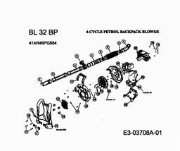 Bolens BL 32 BP spare parts
