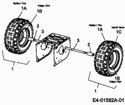 Yard-Man YM 7110 DE spare parts