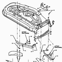 MTD 506 - for 48"/122cm Cub Cadet series 3000 spare parts