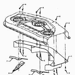 MTD 502 - for 48"/122cm Cub Cadet series 2000 spare parts