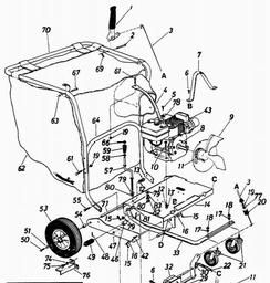 LAWNFLITE (1992) 242A648-611 SHREDDER spare parts