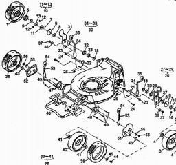 LawnFlite-Pro (2005) 553HWSP spare parts