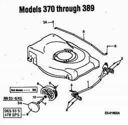 MTD GES 53 S spare parts