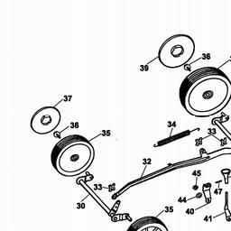 Wolf-Garten Concept 43 K "KIR" spare parts