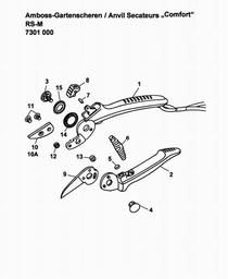 Wolf-Garten RS-M spare parts