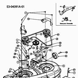 Bolens BL 135/96 T spare parts