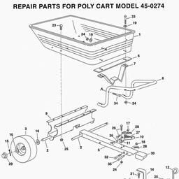 AGRIFAB 45-0274 (Poly Cart) spare parts