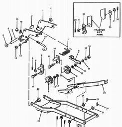 CUB CADET 1772 spare parts